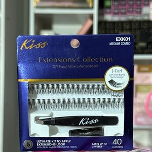 Kiss Extensions Collection with Black Clusters